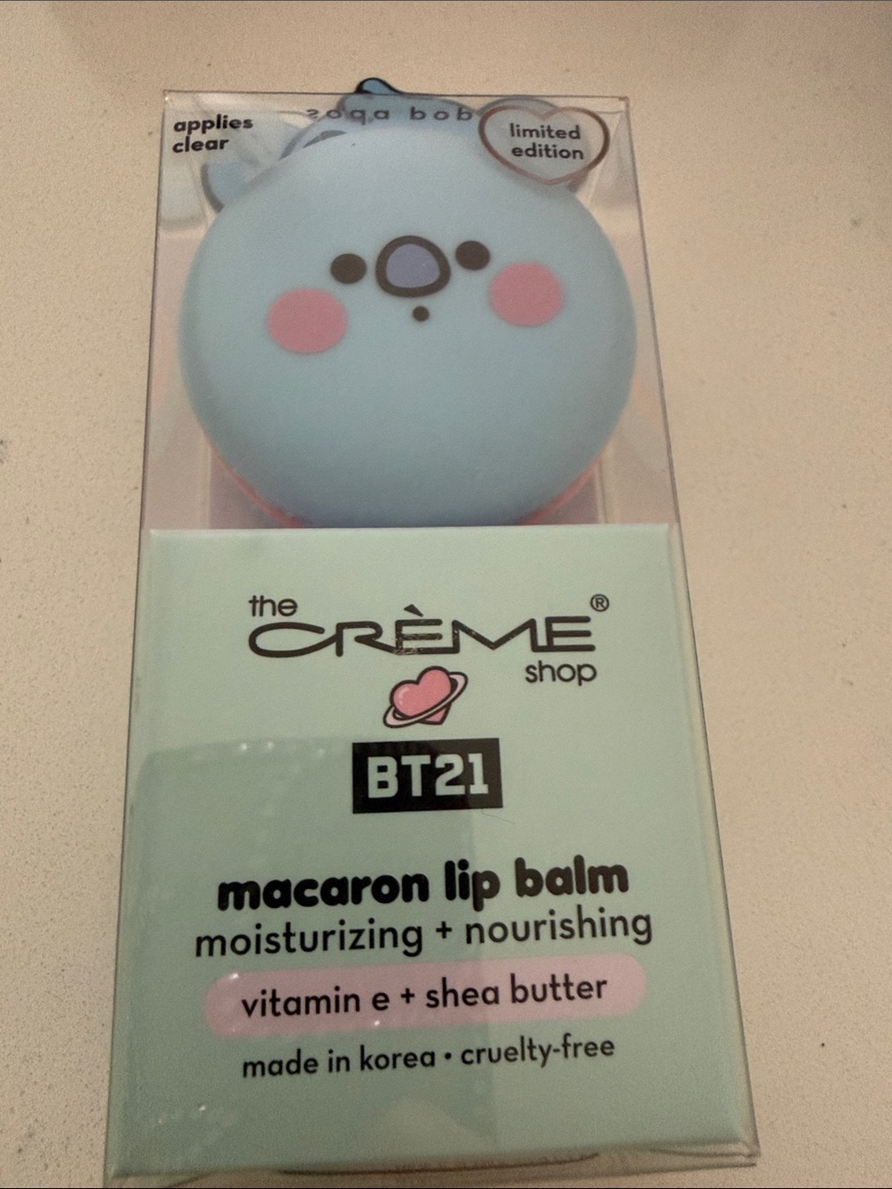 BT21 Mang Macaron Lip Balm - Light Blue
